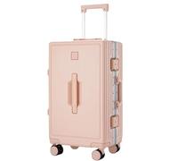 Ruvoo Maleta de Equipaje Maletas de Viaje Equipaje Sin Cremallera con Marco De Aluminio, Maleta Dura Y Ligera con Ruedas Giratorias Maletas Viaje Maleta de Mano (Color : E, Size : 22"")