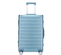 Ruvoo Maleta de Equipaje Maletas de Viaje Maleta Dura con Marco De Aluminio con Cerradura TSA Sin Cremallera con Ruedas Silenciosas Giratorias Maletas Viaje Maleta de Mano (Color : B, Size : 20"")