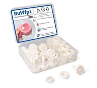 RuWfpz Juego de 20 articulaciones de muñeca para amigurumi de ganchillo de 20 mm, juego de 20 juntas de seguridad de juguete de plástico para animales de peluche, articulaciones de oso de peluche para