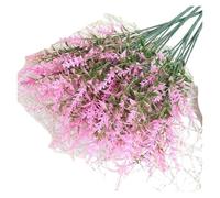 RUWLFE 1/2PC 35cm Artificial Plant Indoor Flower Decoration Outdoor Garden Wedding Party Gatherings DIY Decor para Inicio(Mix-Color1+Color6)