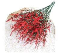 RUWLFE 1/2PC 35cm Artificial Plant Indoor Flower Decoration Outdoor Garden Wedding Party Gatherings DIY Decor para Inicio(Mix-Color4+Color3)