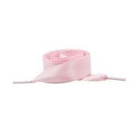 RUWLFE 10 pares de cordones satén seda 2 cm ancho, planos, for botas y zapatillas deporte mujer Para Zapatillas Deportivas(Pink,140cm)