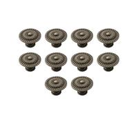 RUWLFE 10 tiradores de latón for cajones armarios antiguos que realzan la decoración habitación, aleación zinc fundido a presión a prueba óxido for puertas Para Muebles