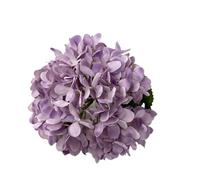 RUWLFE 10pc 58cm Beautiful Silk Artificial Flowers Hydrangea Flower Bouquet For Home Party Wedding Room Table Decoration Floral Arrangement para Inicio(Color3)