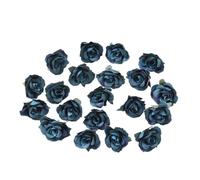 RUWLFE 10Pcs Mix Blue Artificial Flowers Heads DIY Party Wedding Cake Gift Box Wreaths Home Room Decor Garden Crafts Rose Lily para Inicio(Color10)