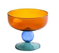 RUWLFE 2 uds frutero cocina tazón for servir nueces de sopa helado postre vidrio for Cocina Para Uso En Casa, Restaurante(Yellow)