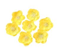 RUWLFE 49Pcs 4cm Silk Plum Blossom Heads Artificial Cherry Flowers For Home Room Wedding Decor DIY Wall Accessory para Inicio(Color6)