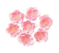 RUWLFE 49Pcs 4cm Silk Plum Blossom Heads Artificial Cherry Flowers For Home Room Wedding Decor DIY Wall Accessory para Inicio(Color3)
