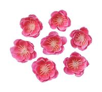 RUWLFE 49Pcs 4cm Silk Plum Blossom Heads Artificial Cherry Flowers For Home Room Wedding Decor DIY Wall Accessory para Inicio(Color4)