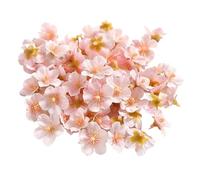 RUWLFE 50/100Pcs Mini Artificial Flowers Fake Head For Home Decor Wedding Marriage Decoration DIY Craft Wreath Gift Accessories para Inicio(Color7,50Pcs)
