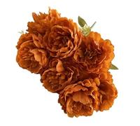 RUWLFE Artificial Flowers Peony Rose Vintage7-Head Silk For Wedding Desk Room Party Bouquet Fake Flower Arrangements Home Decor para Inicio(Color 6)
