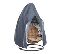 RUWLFE Cubierta for Muebles de Exterior Oxford, Cubierta Impermeable for Silla Colgante Patio, Columpio Mimbre, for y jardín para Proteger Muebles(Grey,115x190cm)