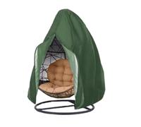 RUWLFE Funda for Silla de Patio, Protector Impermeable con Cremallera, Funda Protectora for Colgante for Exteriores para Proteger Muebles(Green 115X190CM)