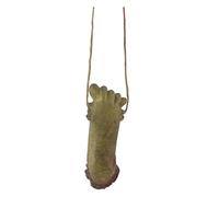 Ruwshuuk Accesorios de cuerpo de Halloween, partes del cuerpo rotas - Cuerpos sangrientos, decoración de pared de mano de sangre de Halloween, manos humanas falsas, pies, dedos artificiales