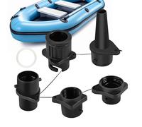 Ruwshuuk Adaptador para bombas inflables | Casquillo para bomba para compresor, adaptador con sello hermético para bombas de aire barcos Surf inflables
