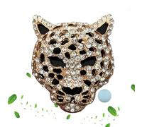 Ruwshuuk Ambientador De Aire Para Coche Bling,Ambientadores De Aire Para Coche - Decoración interior del coche de leopardo con diamantes de imitación Bling,Ambientador del respiradero del mercado de