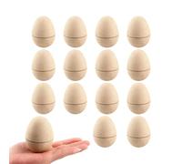Ruwshuuk Artículos de relleno para cestas de Pascua - Navidad Pascua regalo para invitados | Huevos de Pascua pintables de 15 piezas | Para niños y niñas, así como para escritorio, dormitorio, sala de