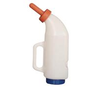 Ruwshuuk Biberón de ganado - Comederos de leche de cabra de viaje para mascotas, recipientes de alimentación de gran capacidad, comederos de bebidas para granjas y ranchos
