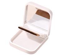 Ruwshuuk Brocha Pequeña Base Maquillaje | Herramienta Facial para Maquillaje - Punta Plana Cuadrada Para Difuminado Perfilado Iluminación Texturas Cremosas