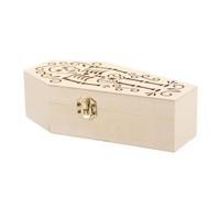 Ruwshuuk Caja de Madera para Cenizas de Mascotas,Urnas de Madera para Cenizas de Perros, Caja de urna para Mascotas de Madera grabada Hecha a Mano, Cajas de Almacenamiento conmemorativas portátiles
