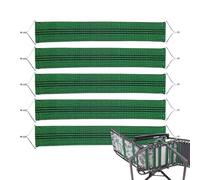 Ruwshuuk Cinturón de repuesto para tumbona, silla plegable de repuesto | Juego de 5 cinturones reforzados anticrack para silla de salón, accesorios resistentes para jardín