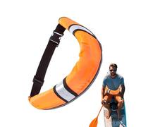 Ruwshuuk Cinturón Inflable Manual - Cinturón Salvavidas Inflable Ajustable - Dispositivo de Seguridad Náutica para Pádel Surf Esquí Acuático Playa Piscina Kayak Aguas Abiertas Río