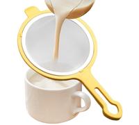 Ruwshuuk Colador de cocina, colador - Colador de pasta de acero inoxidable,Cuchara de tamiz de metal multifuncional pequeña, colador de de té a granel, colador de pasta para