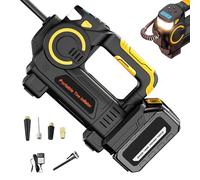 Ruwshuuk Compresor de Neumáticos Portátil para Coche,Compresor de Aire Portátil de Inflador de Neumáticos, Bomba de inflado rápido de neumáticos, Bomba de aire de inflado inalámbrico, compresor de