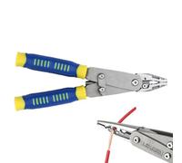 Ruwshuuk Cortacables Pelacables,Herramienta De Reparación Eléctrica - Plegable Multiusos para Trabajos de Crimpado Reparación Corte Mantenimiento Hogar