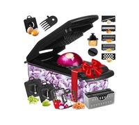 Ruwshuuk Cortador de verduras | Cortadora en para verduras y utensilios de cocina, accesorio multifunción para cocina con recipiente para patatas, ensaladas, zanahorias y tomates