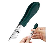 Ruwshuuk Cortauñas Inclinado | Recortador De Uñas De Los Pies De Precisión | Cortauñas Antideslizante Impermeable para Mujer, Bebés, Adultos Mayores, Hogar, Viaje y Salón