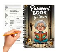 Ruwshuuk - Cuaderno para el trabajo, cuaderno espiral, diseño de personajes de edad avanzada, agenda de 72 páginas para trabajo jurídico, notas de campo para adultos, aula de investigación, estudio