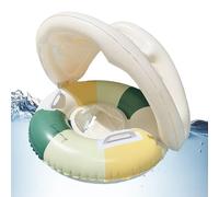 Ruwshuuk de Bebé para Piscina,Flotador Inflable con Parasol para Bebé | Asiento Flotante Anti UV Plegable para Niños Y Niñas