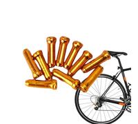 Ruwshuuk de extremo para cables de bicicleta, puntas de extremo de la cubierta del cable de freno, Crimpados extremos del cable, puntas finales cubierta del cable de freno, reemplazo de la guía