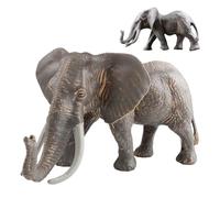 Ruwshuuk Decoración de elefante para el hogar - educativo modelo elefante - Escultura realista, decoración educativa temprana para niños y niñas de la biblioteca jardín de infantes