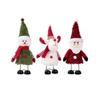 Ruwshuuk Decoraciones De Muñecas Navideñas - Decoración Navideña Telescópica de Papá Noel Muñeco de Nieve y Alce - Decoración de Muñeca para Mesa | para Repisa, Salón, Mesita de Noche, Niños y Niñas
