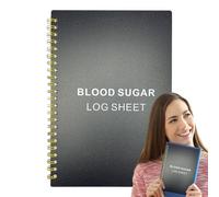 Ruwshuuk Diario, 60 páginas A5 Medidor de Presión Arterial - Documentación Clara Para Gestión Del Glucosa en Sangre Planificación Nutricional Y Control de Salud Para Personas Mayores