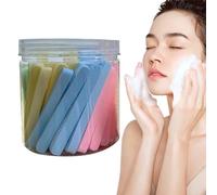 Ruwshuuk Esponjas Limpiadoras Para El Cuidado Facial | 60 Unidades Discos Desmaquillantes Y Comprimidos - Almohadilla Comprensas, Exfoliante Delicado Para Masaje Cutáneo y Viaje