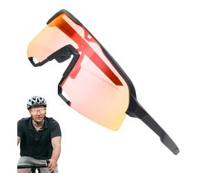 Ruwshuuk Gafas de sol para bicicleta | Lentes polarizadas fotocromáticas, montura ligera para hombre, carrera de carretera, bicicleta de montaña, pesca, senderismo, exterior y vida cotidiana