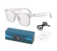Ruwshuuk Gafas Inteligentes - Gafas de Audio Inteligentes Con Inteligencia Artificial - Electrónica Multifunción Con Soporte 144 Idiomas para Reuniones, Conducción y Viajes, Color .,