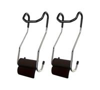 Ruwshuuk Ganchos de Seguridad para Mancuernas - Accesorios de Asistencia para Press de Banca | Equipo de Levantamiento Portátil Multifuncional para Gimnasio en Casa, Exteriores, Peso Muerto y