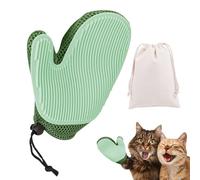 Ruwshuuk Guante Para Aseo De Perros | Guantes Para Lavar Gatos,Accesorios De Aseo Para Mascotas, Herramienta De Masaje Y Desenredado Para Mascotas Pequeñas