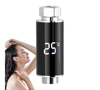 Ruwshuuk Indicadores De Temperatura - Monitor Inalámbrico De Temperatura Para Ducha | Indicador Digital Portátil de Seguridad con Diseño Impermeable para Baño Camping Hogar Baño Niños Interior y