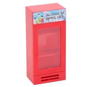 Ruwshuuk Juego de imitación | Modelo congelador para bebidas | Dispensador automático de bebidas de miniatura para coleccionistas, guarderías, casa, viajes, aula y cumpleaños