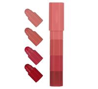 Ruwshuuk Juego de lápiz labial, Juego de color de labios | Juego de lápiz labial no pegajoso | Juego de maquillaje de lápiz labial mate resistente al agua de 4 piezas, juego de brillo de labios