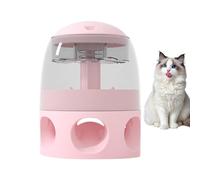 Ruwshuuk Juguete dispensador de comida para mascotas, juguete dispensador de golosinas divertido de gran capacidad, suministros de enriquecimiento para cachorros, alimentador lento para mascotas para