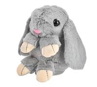 Ruwshuuk Juguetes conejitos realistas, animal de peluche conejito en movimiento, LIGHT ELECTRONIC EASQUE INTERACTION CONCHITTO, Bailar, cantar, hablar y repetir juguetes educativos para