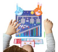 Ruwshuuk Juguetes Educativos Matemáticas Materna,Juego Magnético Contar y Asociar - Herramienta Pedagógica Temprana para Preescolar de 2 a 4 Años