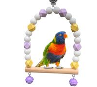 Ruwshuuk Juguetes para columpios para loros, columpios para pájaros