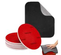 Ruwshuuk Kit de Almohadillas para Lijar Bolas de Bowling - Juego De 6 Almohadillas De Lijado para Bolos con Paño,Herramientas de Mantenimiento Antideslizantes para Profesionales y Deportistas